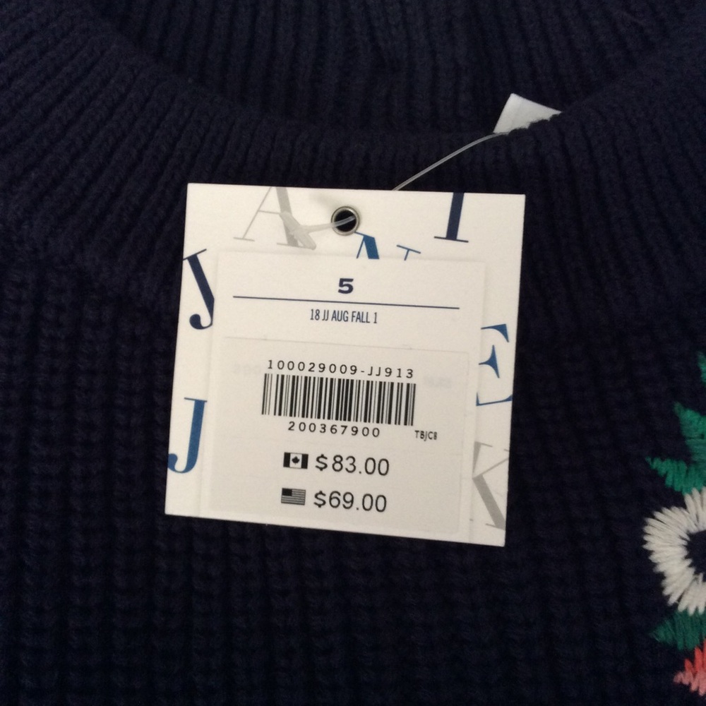 NWT Janie & Jack Drop Waist Sweater Dress - Picture 8 of 9